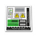 Replacement Sticker for Set 4000001- Moulding Machines