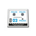 Replica Sticker voor Set 60043 - Prisoner Transporter
