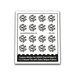 Custom Sticker - Pirates 2 x 2 Round Tile with Zebra Stripes