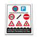 Replacement Sticker for Set 432-1 - Road Signs (The Building Toy)