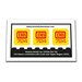 Replacement Sticker for Set 724 - 12V Diesel Locomotive with Crane and Tipper Wagon