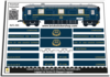 Custom Sticker for Rebrickable MOC-167870 - Orient Express Luggage Car (Version 2)
