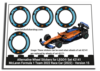 Alternative Sticker for Set 42141 - McLaren Formula 1 Team 2022 Race Car - Version 15