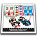 Autocollant alternatif pour set 60464 - Williams Racing & Haas Race Cars