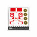 Custom Sticker for MOC - 244496 - Mario Kart Mario's B-Dasher MKII by SFH_Bricks