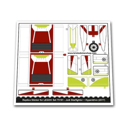 ポパイ LEGO Star Wars: Jedi Starfighter With Hyperdrive (75191) for
