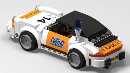 Custom Sticker - MOC 1974 Porsche 911 Turbo 3.0 (Dutch Police)
