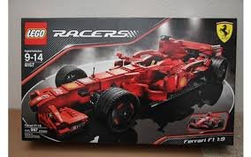 2008 Custom Aufkleber/Sticker passend für LEGO 8157 Racers Ferrari F1 1:9 