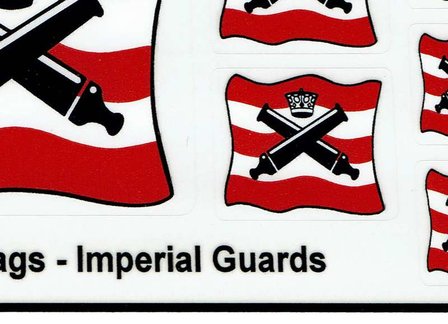 Custom Sticker for Pirates Imperial Guards Flags