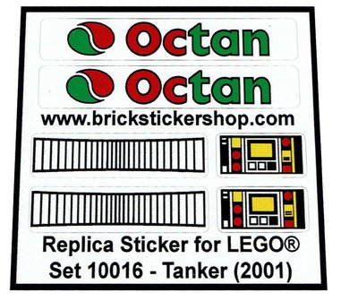 Replacement Sticker for Set 10016 - Tanker