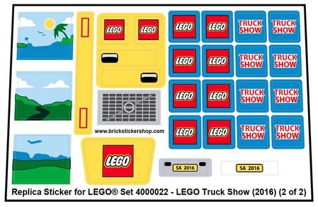 Sticker 2 - 4000022 - Lego Truck Show (2016)