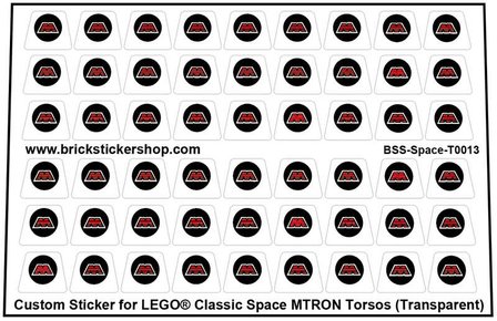 Classic Space MTRON Torsos Sticker