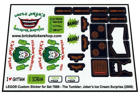 The Tumbler - Joker's Ice Cream Surprise - sticker