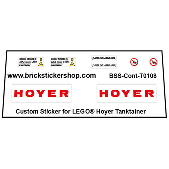 LEGO  - Hoyer Tanktainer