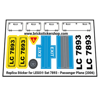Lego Set 7893 - Passenger Plane (2006)