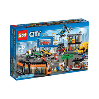Custom Precut Aufkleber/Sticker passend für LEGO® 60097 Town City Square 2015 