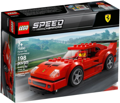 Lego® Speed Champions  Ferrari F40  1x Sticker/Aufkleber  aus Set 75890  Neu 