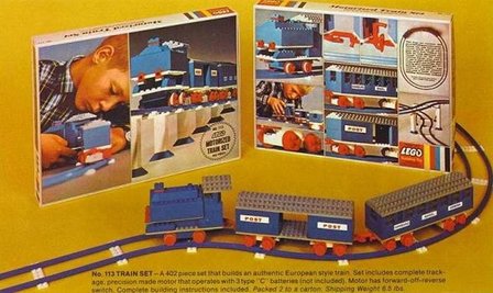 LEGO 113 - Motorized Train Set(Version 2)