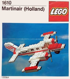 Replacement sticker fits LEGO 1610 - Martinair Cessna