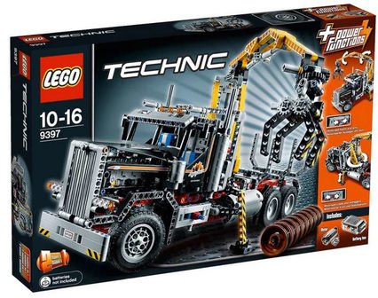 Replacement sticker Lego  9397 - Logging Truck