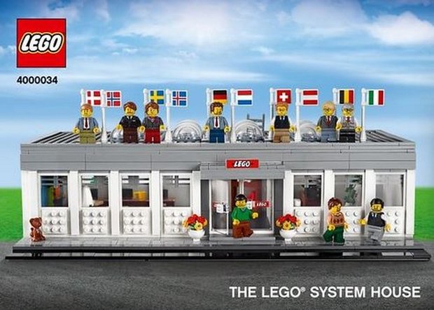 Replacement sticker fits LEGO 4000034 - The LEGO System House