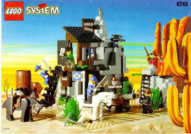 Aufkleber passend für LEGO 6761 Sticker Bandit's Secret Hide-Out Custom Precut 