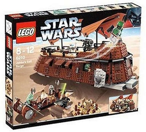 Precut Custom Sticker Sheet passend für LEGO 6210 Star Wars Jabba's Sail Barge 