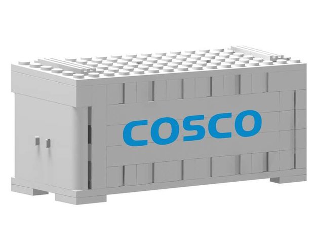 Custom Sticker - Set 10219 - Maersk Train - COSCO Containers