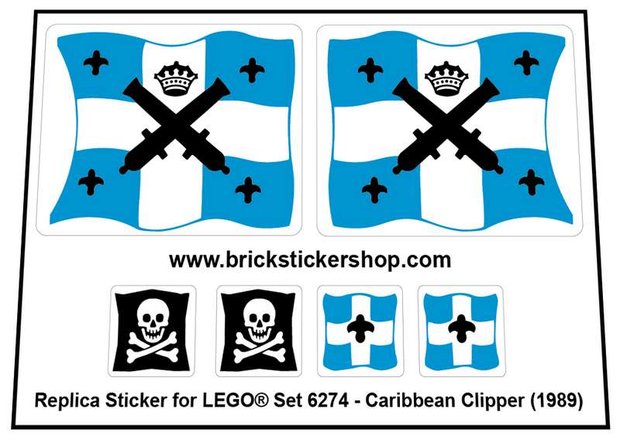 Set 6274 - Caribbean Clipper - sticker