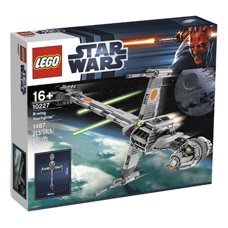 Precut Custom Replacement Stickers for Lego Set 10227 B-wing Starfighter UCS 