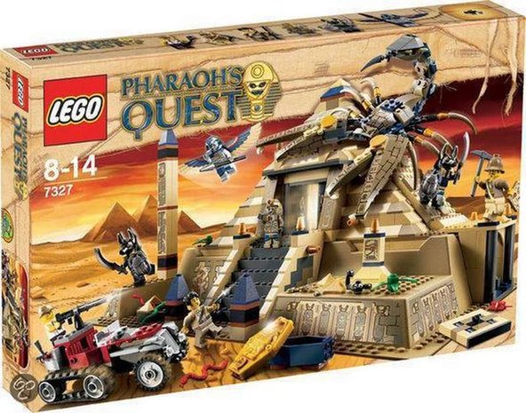 Custom Aufkleber/Sticker passend für LEGO 7327 Pharaoh`s Quest Scorpion Pyramid 