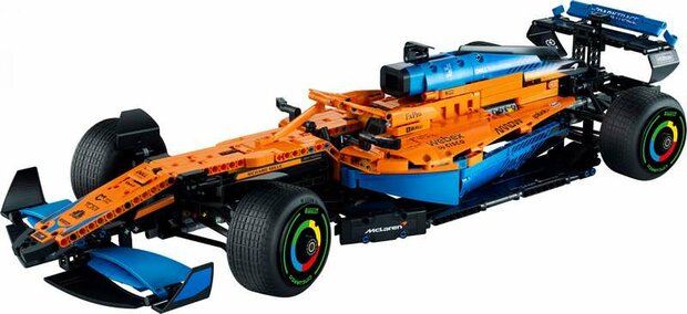Alternative Sticker fits LEGO 42141 - McLaren Formula 1 Team 2022 Race Car - Version 04, Intermediate