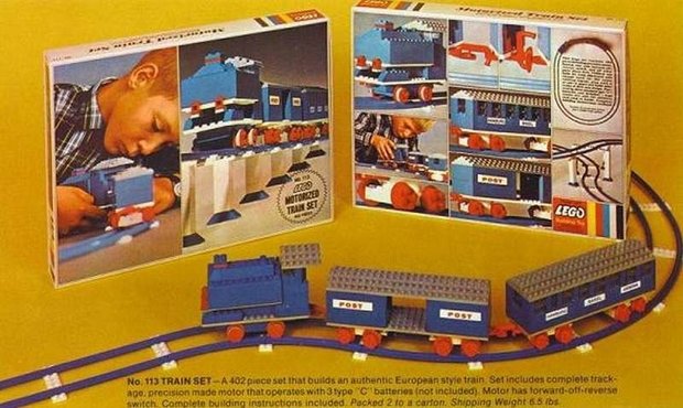 LEGO 113 - Motorized Train Set(Version 1)