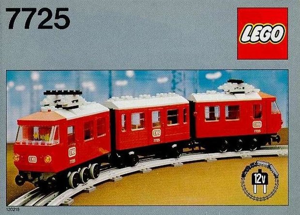 Custom/Precut Aufkleber/Sticker passend für LEGO® 7725 Electric Passenger Train 