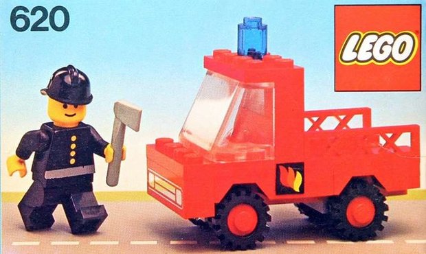 auch Lego 556 672 640 Ersatz Aufkleber/Sticker für LEGO Set 620 Fireman's Car 