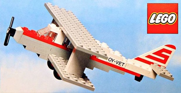 Replacement sticker Lego  1555 - Sterling Airways Biplane