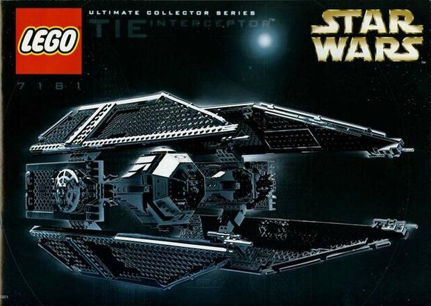 Replica Sticker voor Set 7181 - TIE Interceptor - UCS