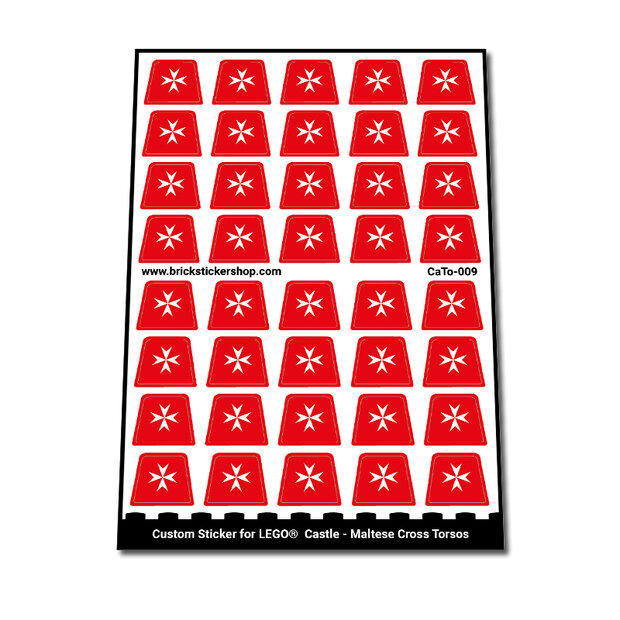 Custom Sticker - Maltese Cross Torsos