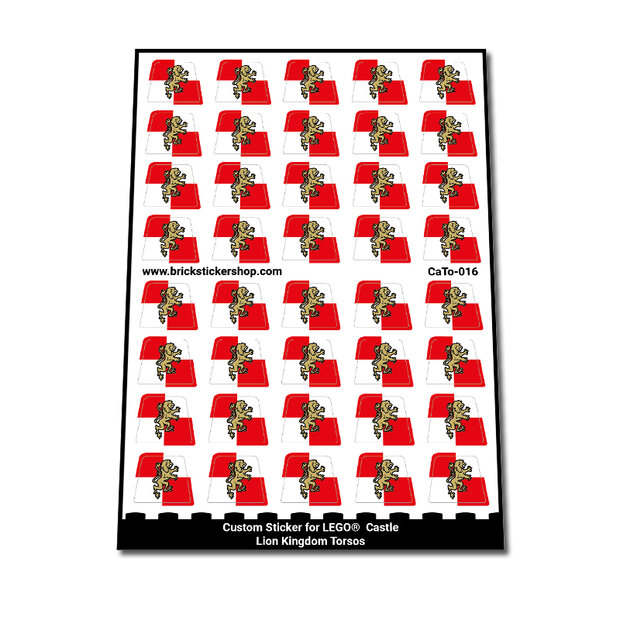 Custom Sticker - Lion Kingdom Torsos