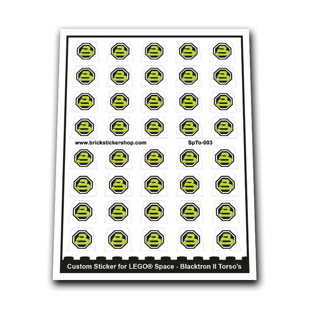 Custom Sticker - Blacktron II Torso&#039;s