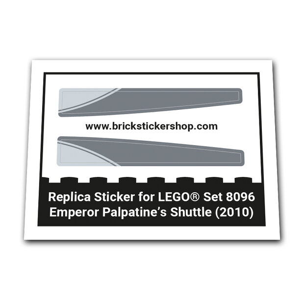 Replacement Sticker for Set 8096 - Emperor Palpatine&#039;s Shuttle