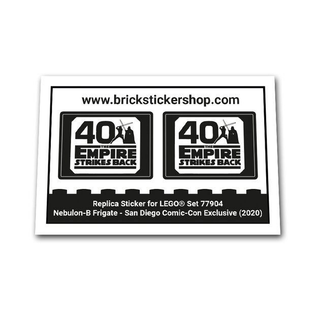 Replacement Sticker for Set 77904 - Nebulon-B Frigate - San Diego Comic-Con Exclusive