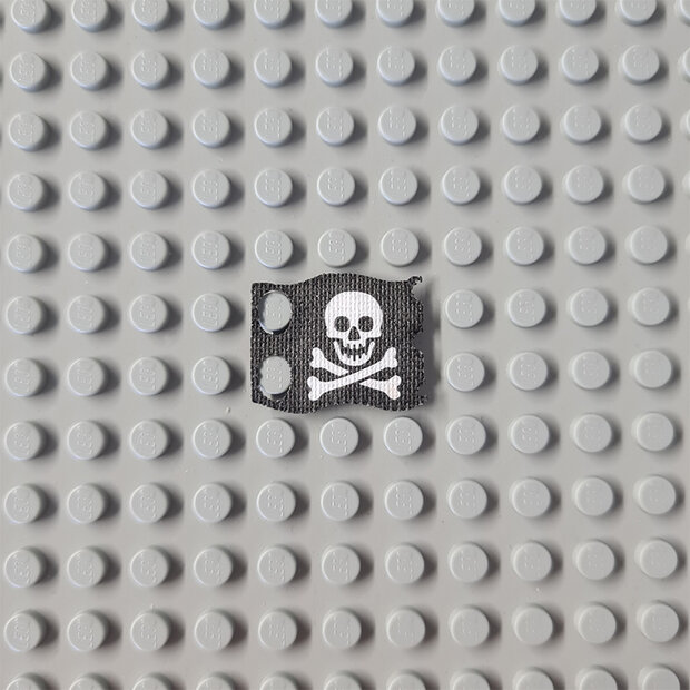Custom Cloth - Black Flag with Jolly Roger (2335p30)