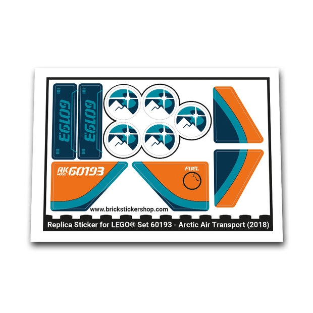 Replacement Sticker for Set 60193 - Arctic Air Transport