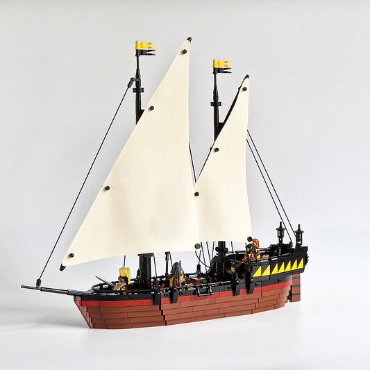 Custom Stof - Zeilenset voor The Raven Claw door EDGE OF BRICKS (NO Embleem)