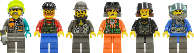 Custom Sticker - Rock Raiders Torsos (Transparent)