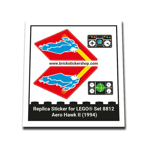 Replacement Sticker for Set 8812 - Aero Hawk II