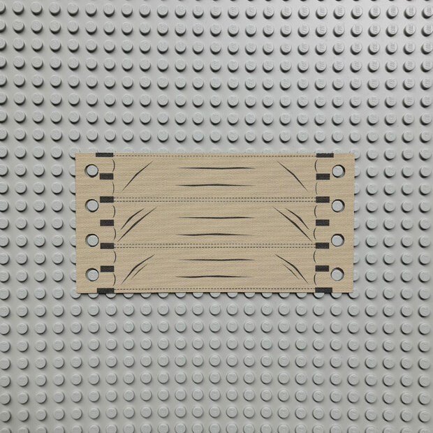 Replica Stof - Stof Vehicle Roof met Sectioped Panels (x1837px1)