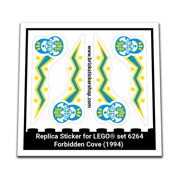 Replacement Sticker for Set 6264 - Forbidden Cove