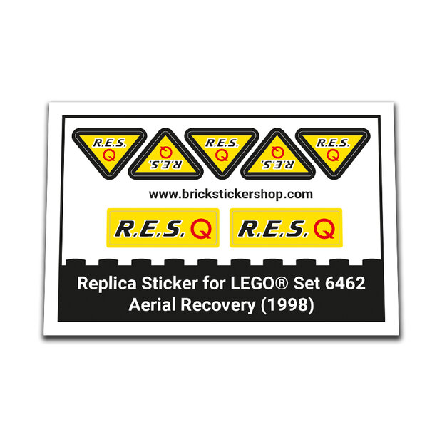 Replacement Sticker for Set 6462 - Aerial Recovery